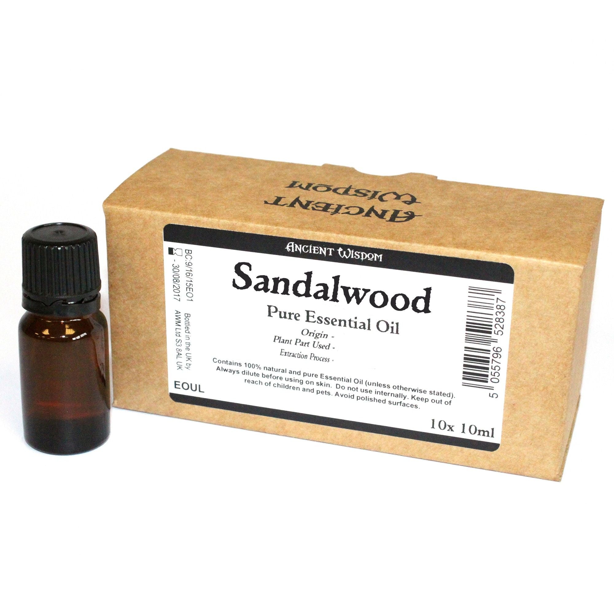 10ml Aceite esencial sin etiqueta sándalo Amayris