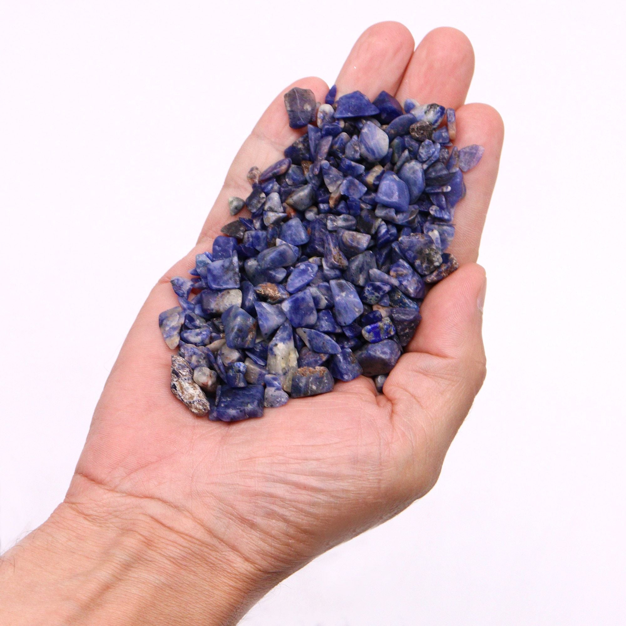 Chips de sodalita - piedras preciosas a granel - 1 kg