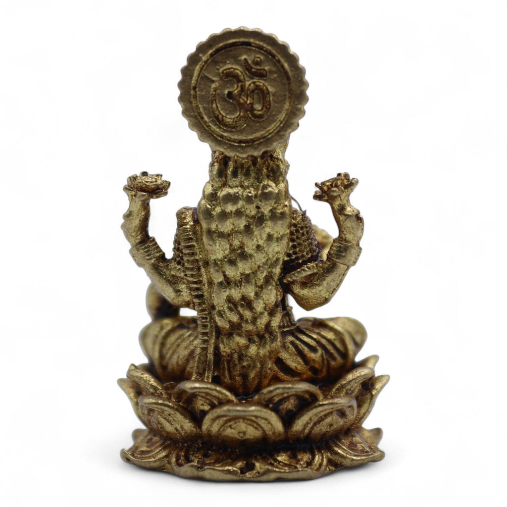 Dioses en miniatura de latón - Laxmi (11 g)  - 30 mm
