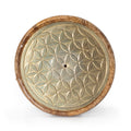 Oro sobre madera de mango - Flor de la vida