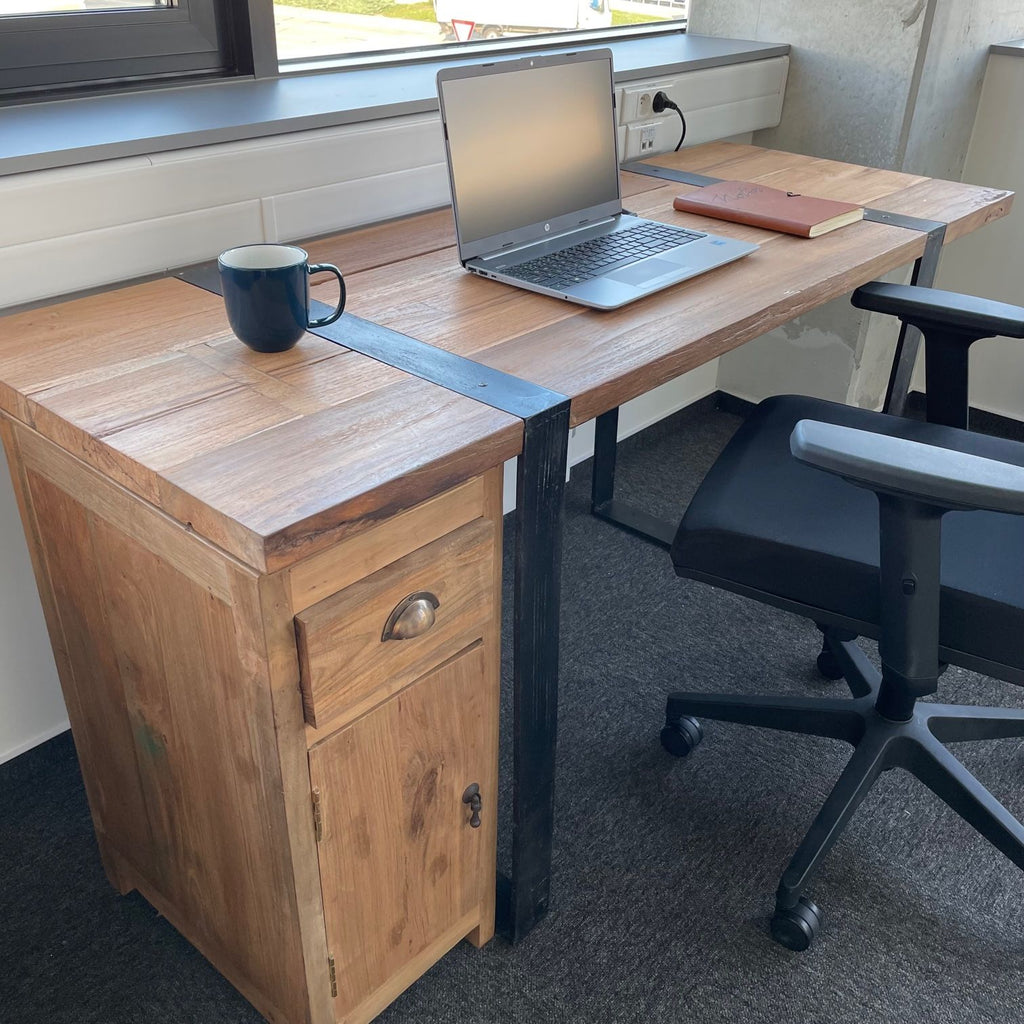 Mesa de Escritorio 160x60x75cm (Cajonera no incluida)