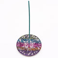Porta-incienso Disco de Esteatita 12cm - 6 Elefantes de la Suerte
