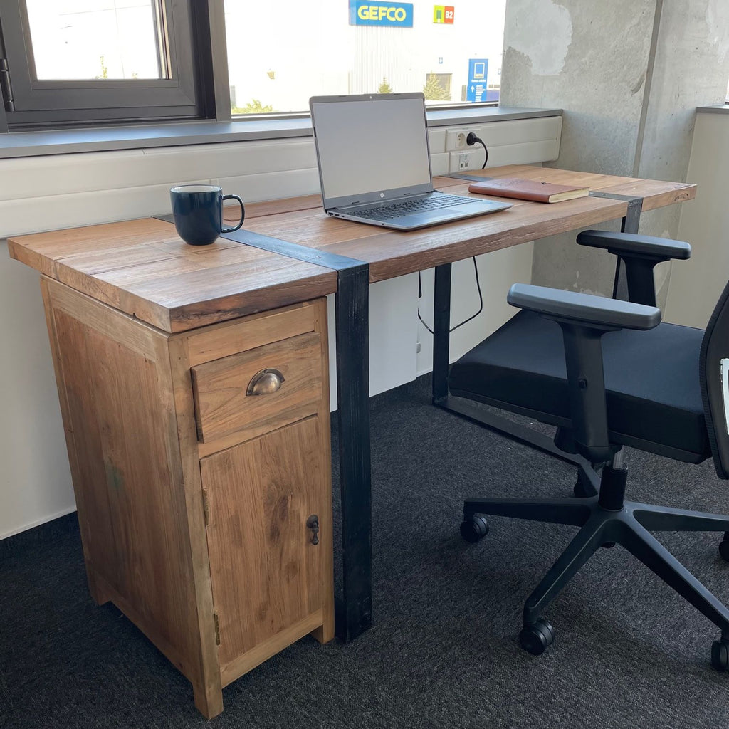 Mesa de Escritorio 160x60x75cm (Cajonera no incluida)