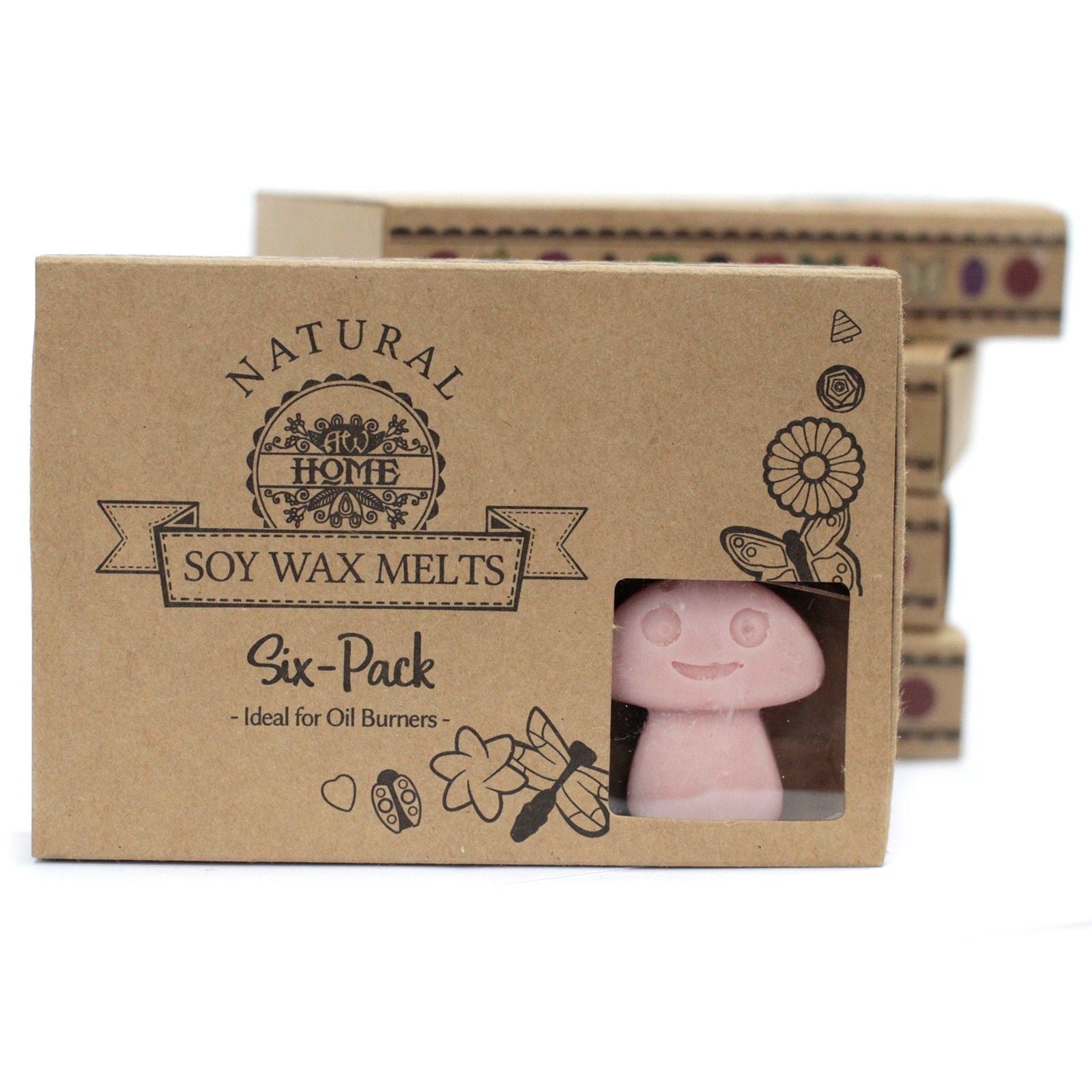 Caja de 6 cera de Soja - Café
