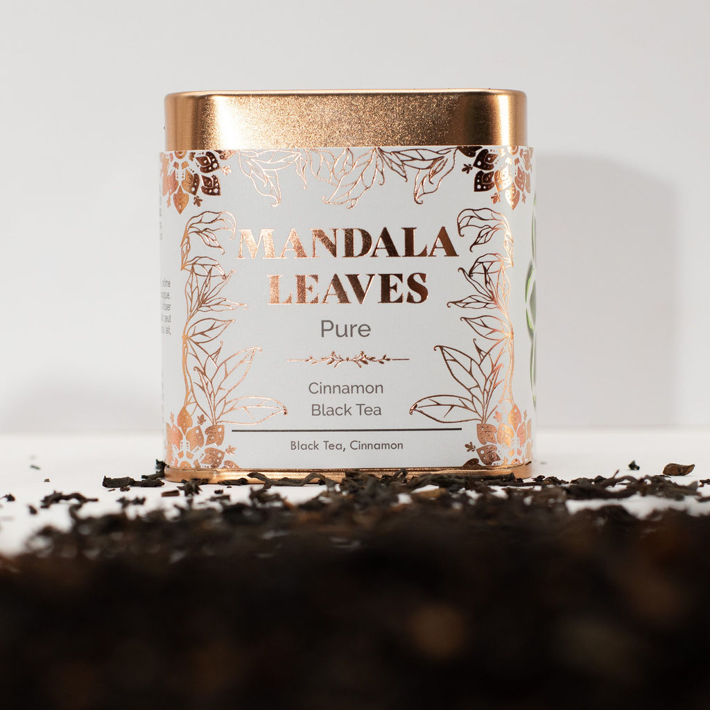 Té negro orgánico de canela de 50 g