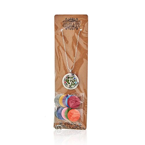 Collar de Joyería de Aromaterapia - OM Chakra - 30mm