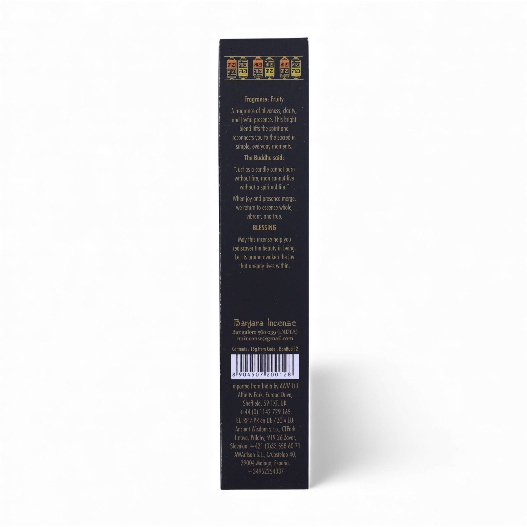 Incienso Banjara Buddha - Esencia