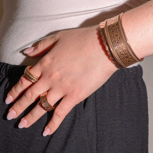 Anillos de Cobre con Imanes - Diseños y Tallas Surtidas