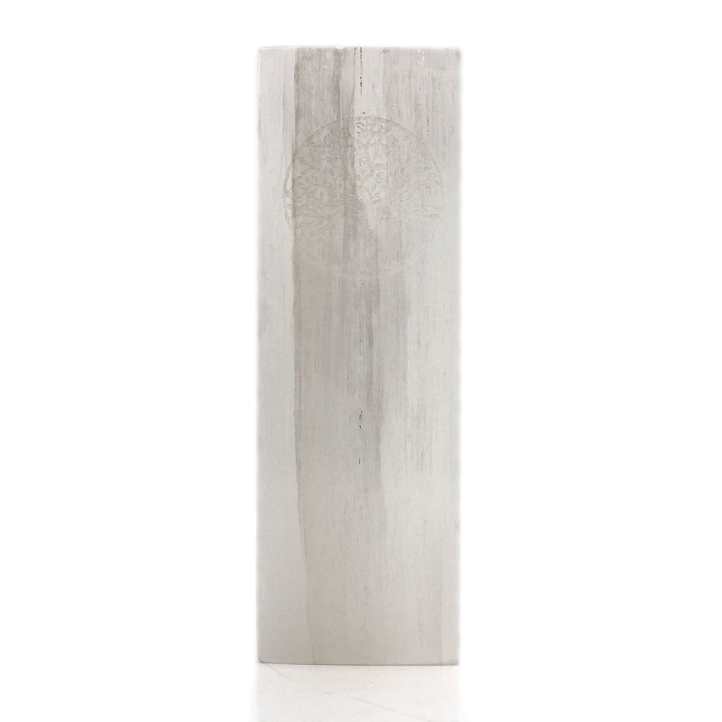 Lámpara Bloque Selenita 25cm - Árbol de la Vida