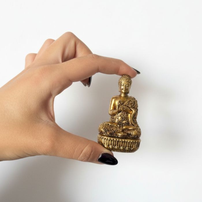 Dioses en miniatura de latón - Buda (110 g) - 76 mm