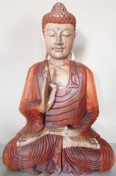 Estatua de Buda Tallada a Mano - 60cmTransmisión de Enseñanza