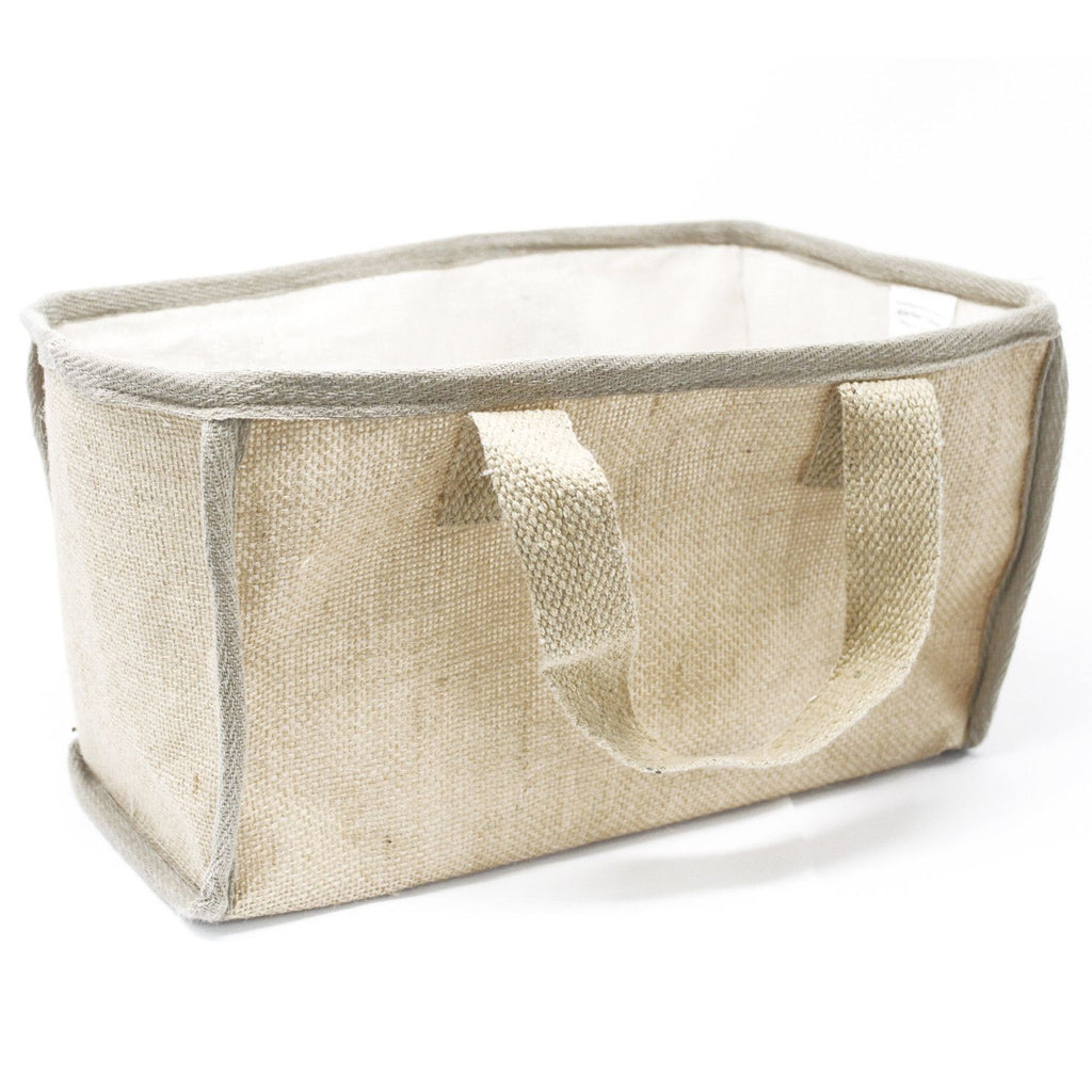 Cesta grande de yute - 33x18x20cm - Natutal