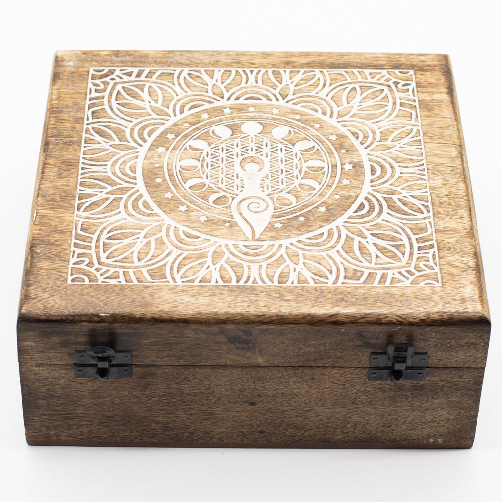 Caja de mangos extra grande - Diosa de las fases lunares