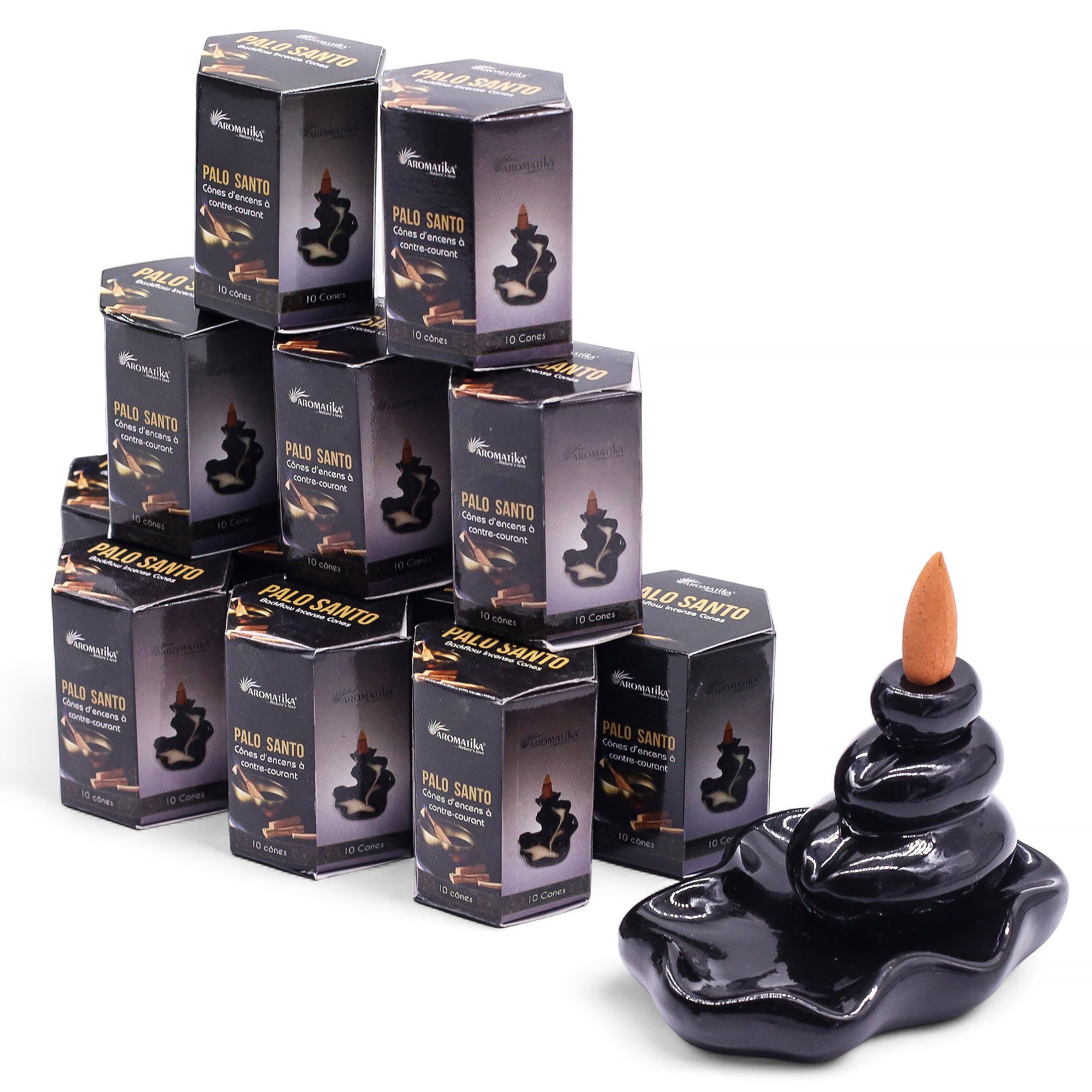 Pack de 10 Incienso Masala Backflow - Palo Santo