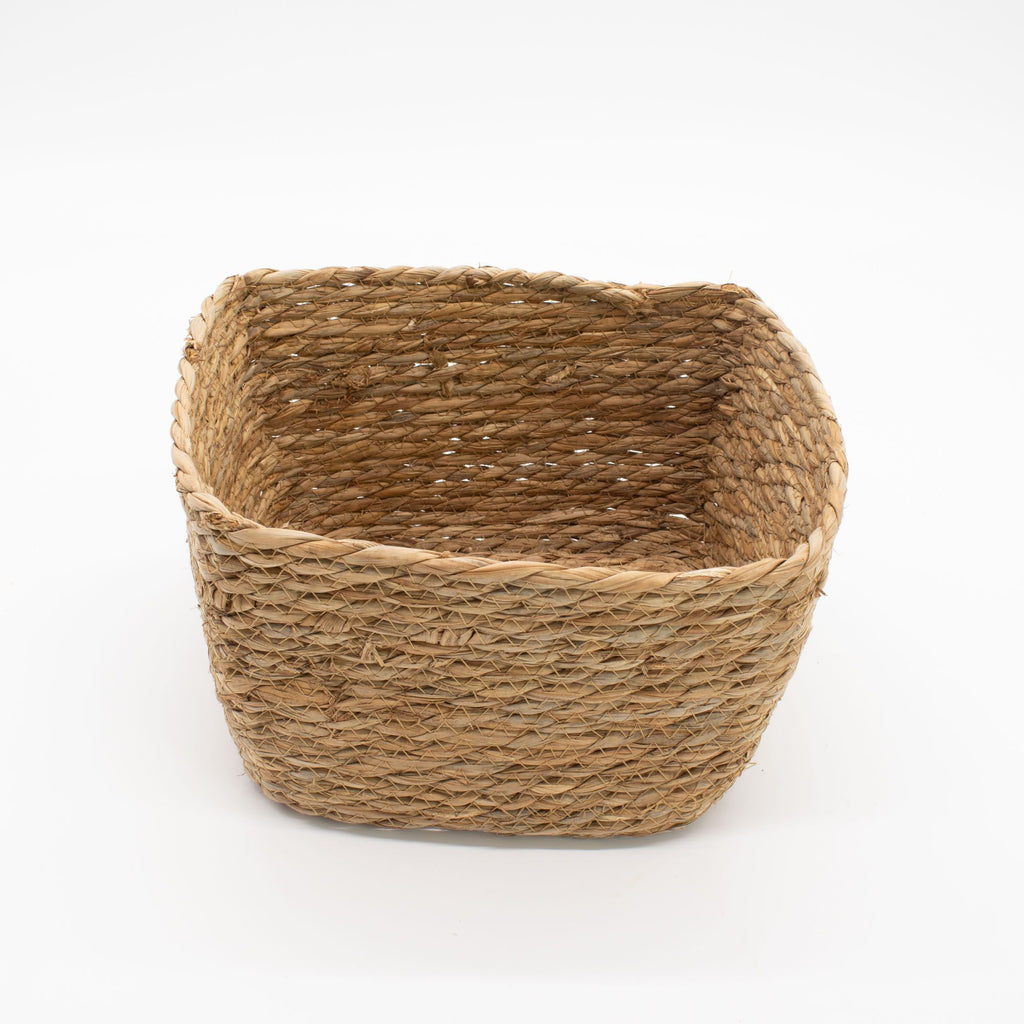 Cestas cuadradas de hierba marina - Natural - Juego de 3
