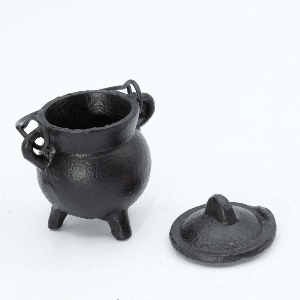 Calderos de hierro fundido extra pequeños 5x7 cm