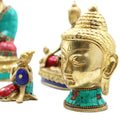 Figura de Buda de Latón - Cabeza Med - 8 cm