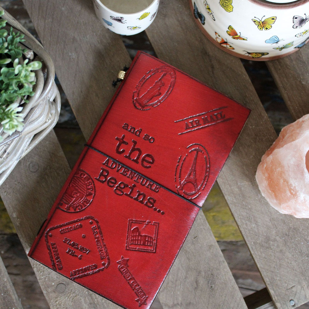 Diario de Cuero - Tree of Life - Verde (80 pagínas)