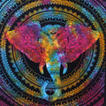 Colcha Individual de Algodón - Cabeza de Elefante