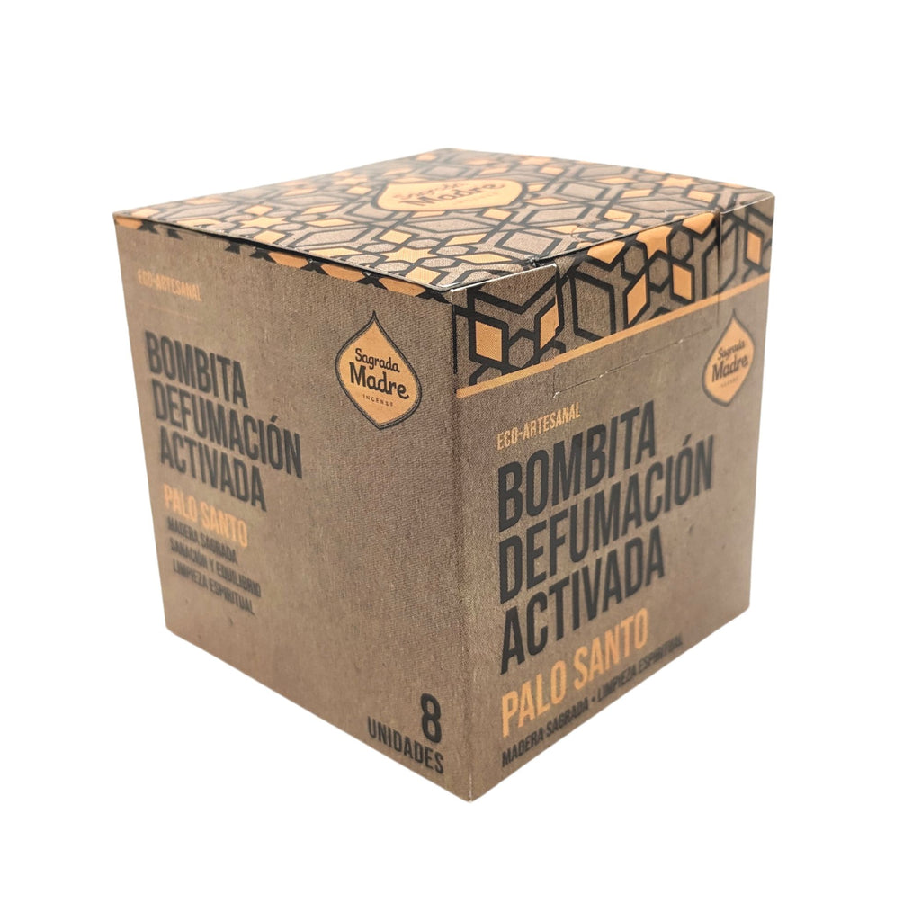 Caja de 8 Bombitas de Incienso Palo Santo