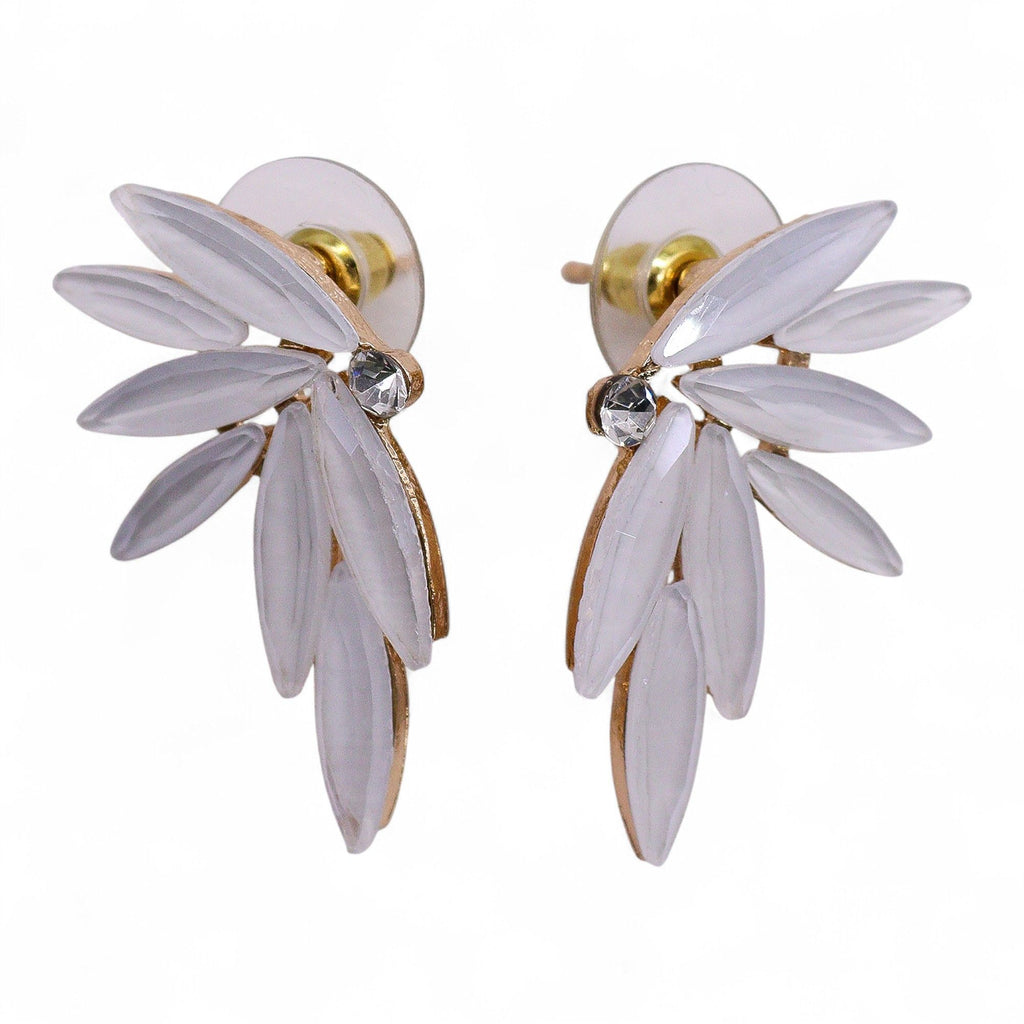 Pendientes de Cristal Vintage - Hadas - Perla