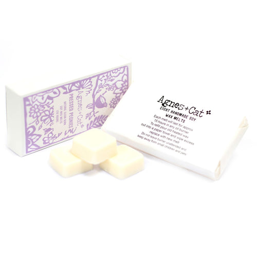 Agnes + Cat Caja de 8 pastillas de cera derretibles - Peonías prensadas