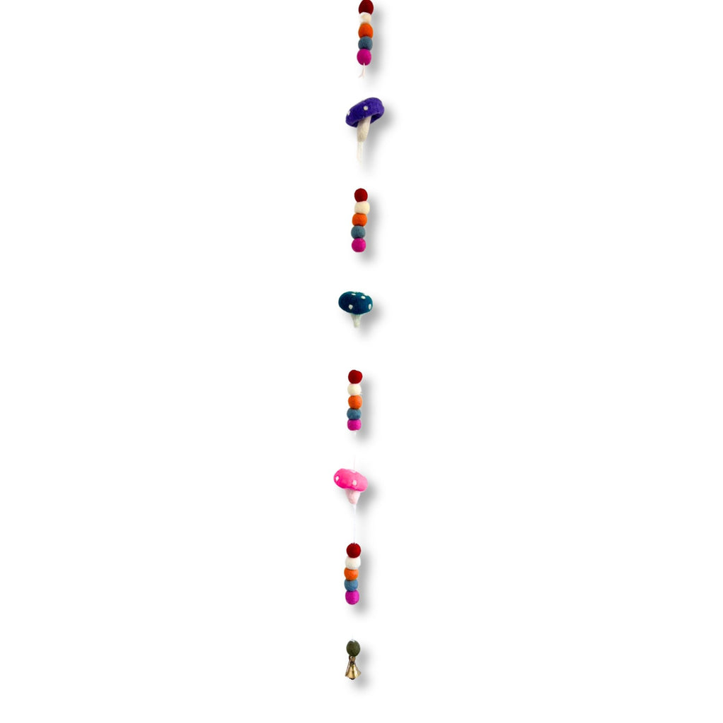 Colgante de Pared de Fieltro - Hongos (colores variados)