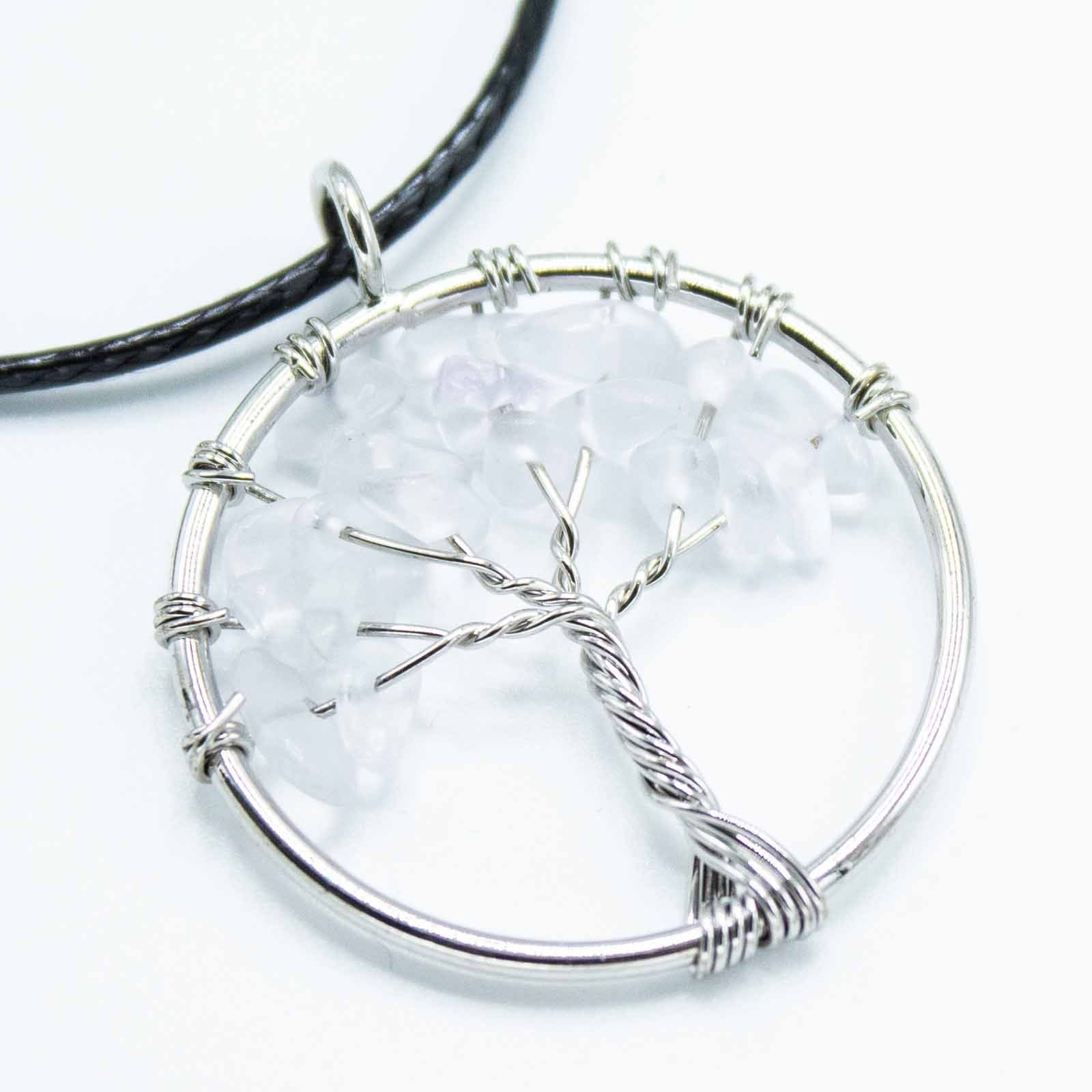 Colgante Árbol de la Vida - Cristal de Roca