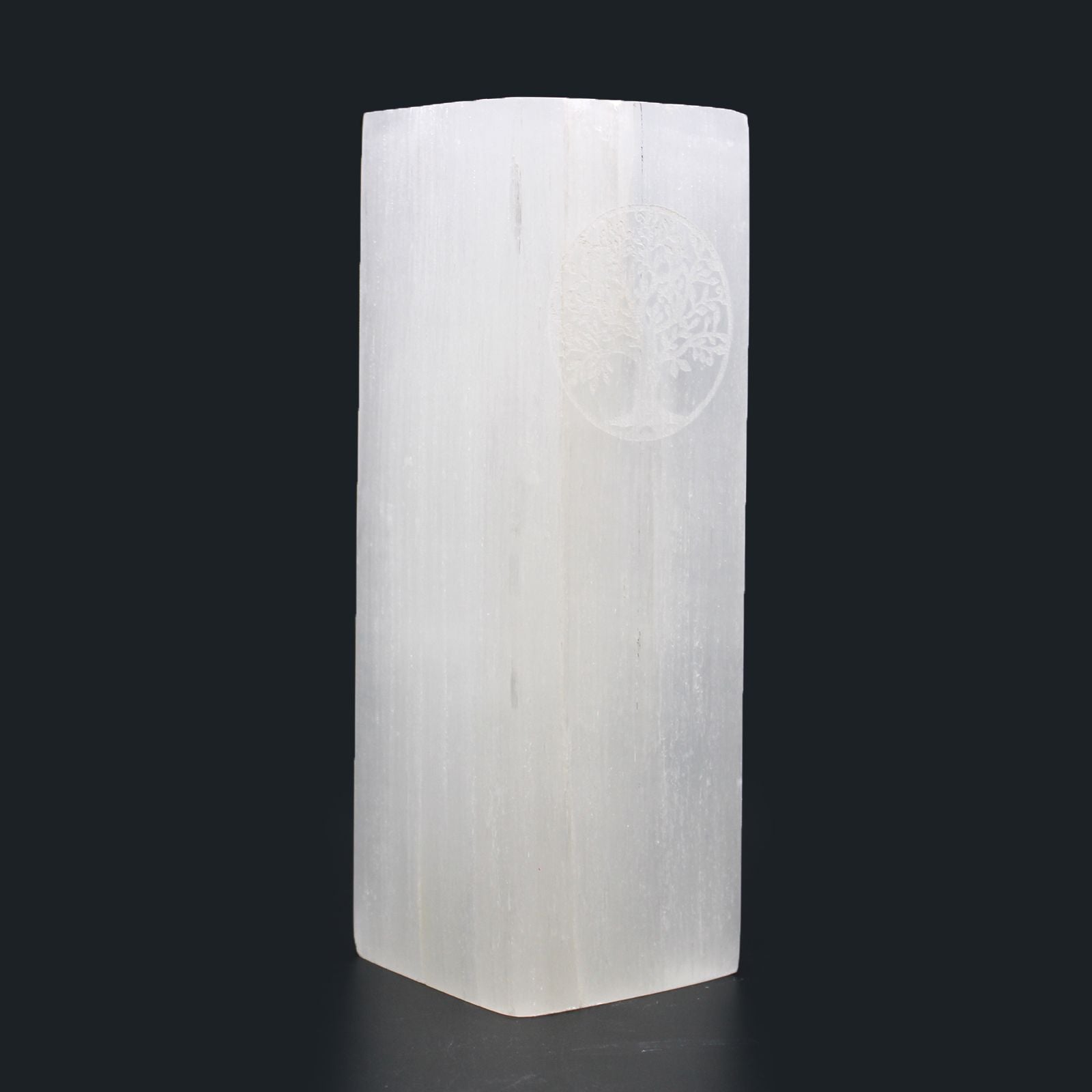 Lámpara Bloque Selenita 25cm - Árbol de la Vida